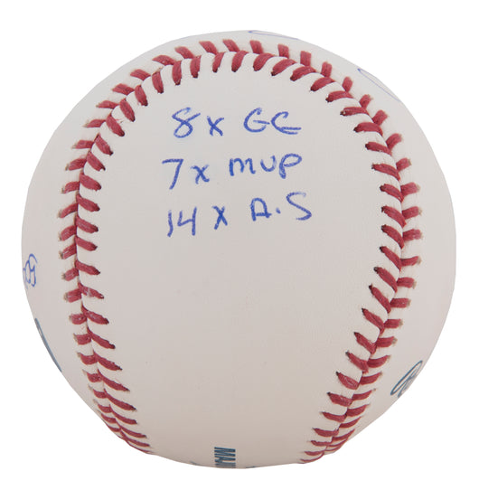 Barry Bonds Signed And Multi-Inscribed With Career Highlights Official