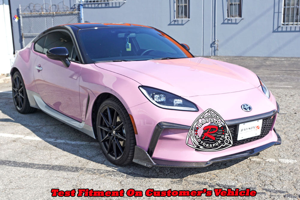 Toyota GR86 Front Lip (2022-2025) Carbon Fiber TM Style – Bayson R