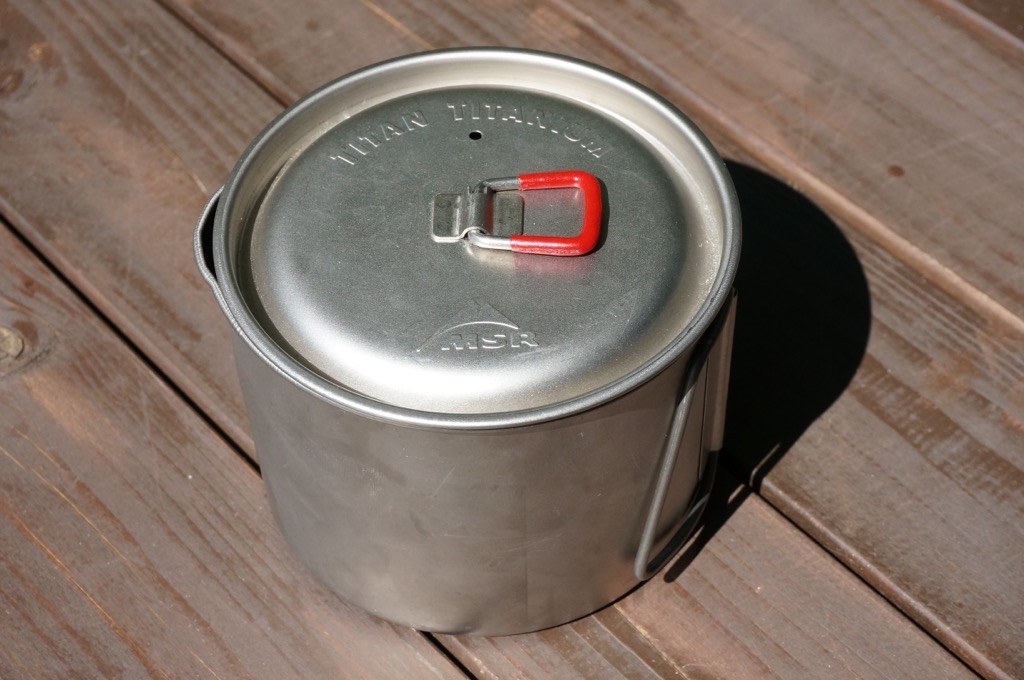 クッカー好きが愛するロングセラー！！ MSR / チタンケトル 0.85L | BBG