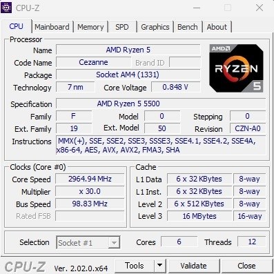 AMD Ryzen 5 5500 BOX 価格比較 - 価格.com