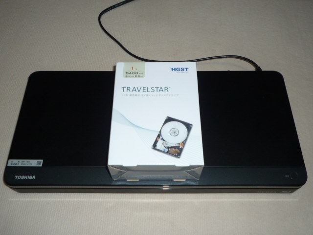 DBR-Z610 内蔵500GBを[HGST 0S03509]1TBに交換しました。』 東芝 REGZA