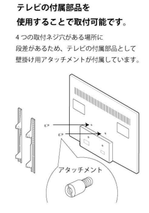 wallテレビスタンドv3』 SONY BRAVIA KJ-55X9500H [55インチ] の