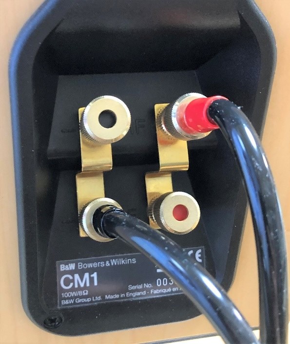 アンプとスピーカケーブル』 Bowers & Wilkins 607 S2 Anniversary