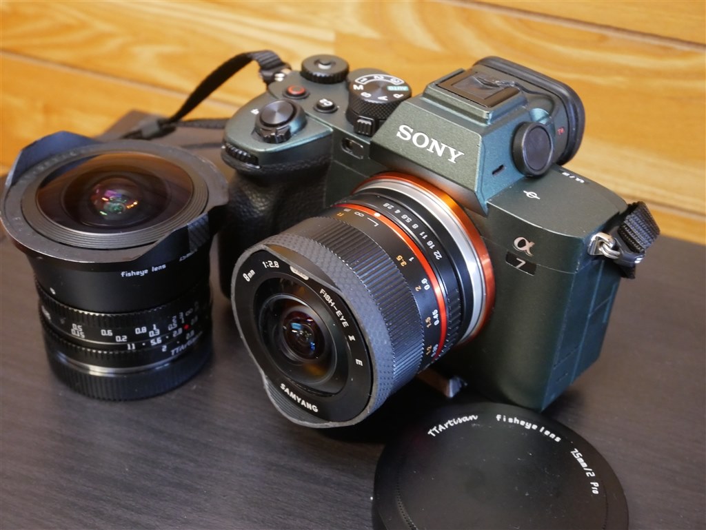 フードカットしてフルサイズに、他魚眼レンズとの比較』 SAMYANG 8mm