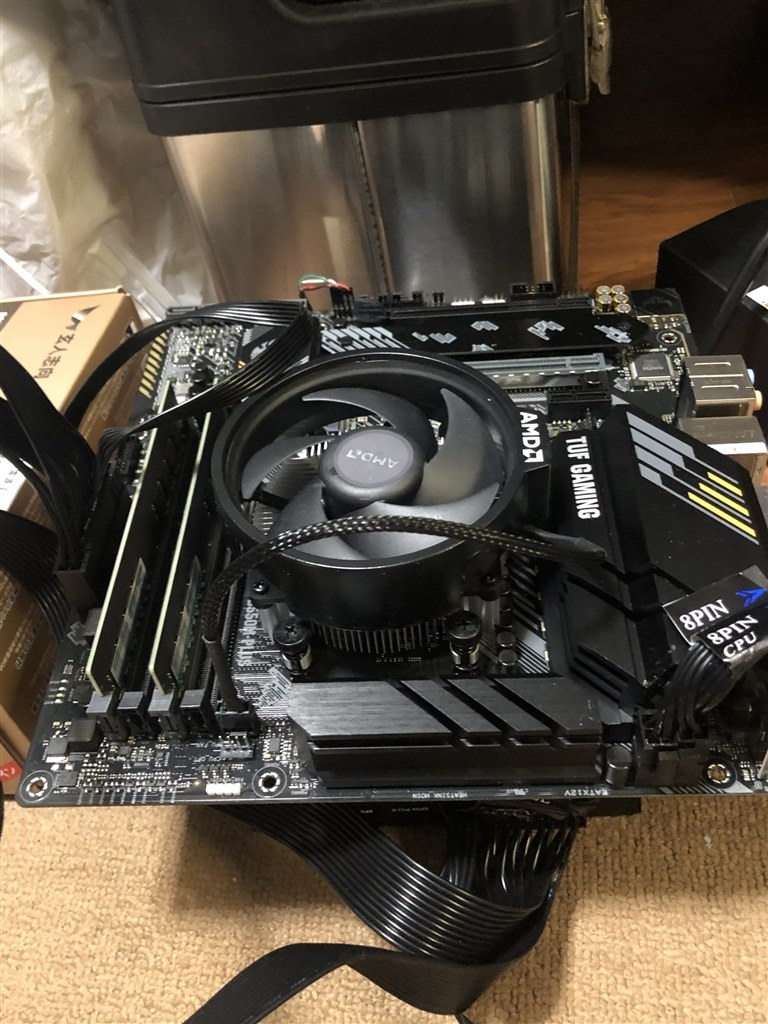 CPUファンが回りません』 ASUS TUF GAMING B550M-PLUS のクチコミ