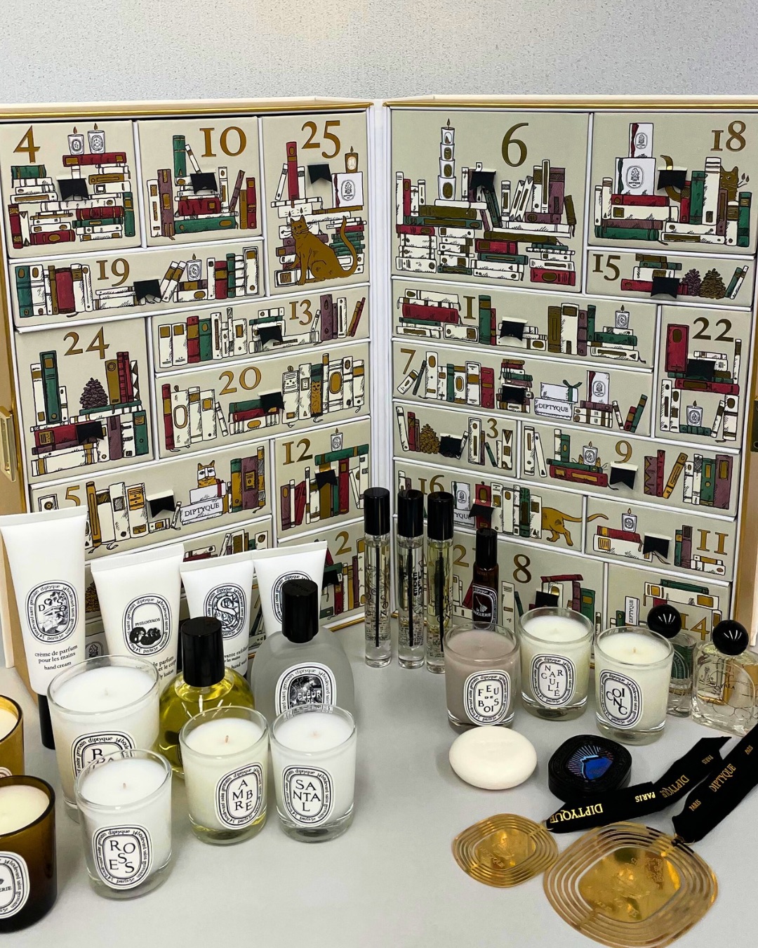 2025クリスマスコフレ】ディプティックのアドベントカレンダーは圧巻
