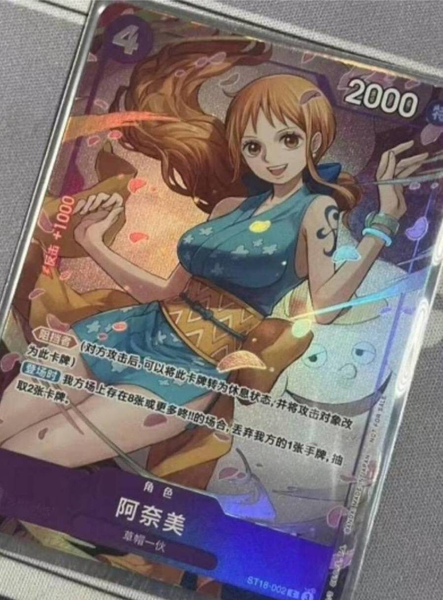 Chinese-One Piece Card Nami ST18-002 8 Pack Battle Champion