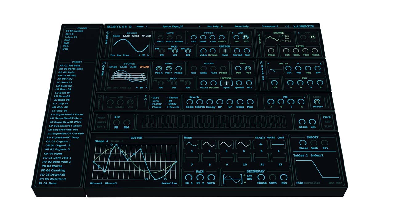 W. A. Production Babylon 2.1 - beatcloud - DTM,DAW,プラグイン