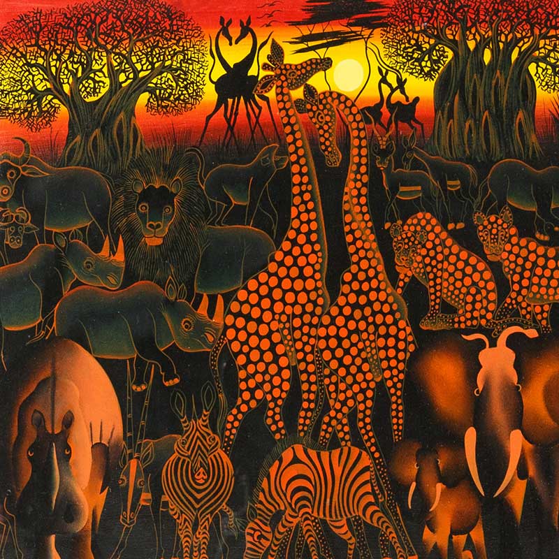 アフリカンアート40 / サファリ | ボー・デコール オンラインショップ