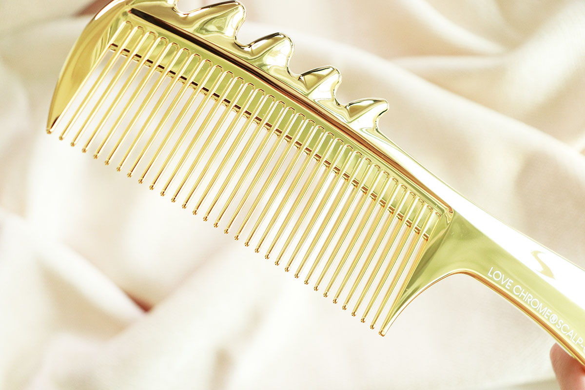 ラブクロム スカルプカッサゴールド】普段使いコームにしてから