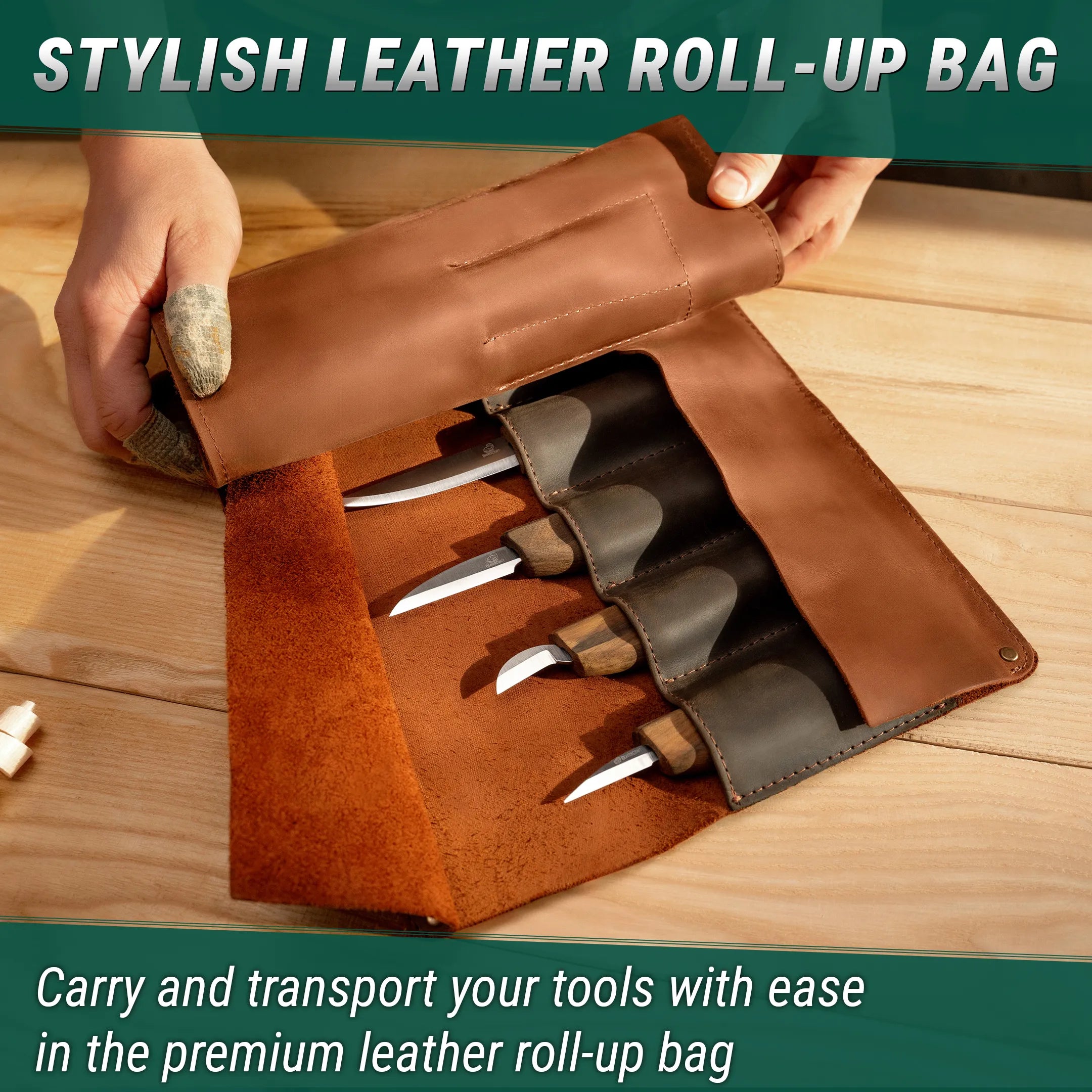 Buy S18X - Deluxe Wood Carving Set With Walnut Handles online