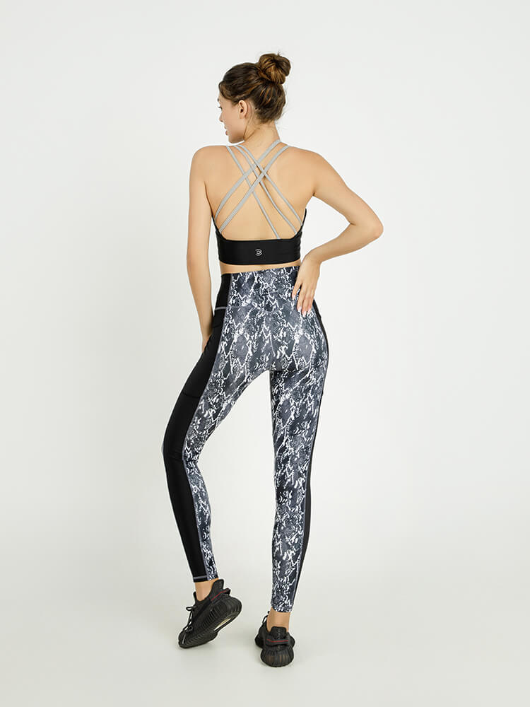 マイナス5kg見えサイドラインレギンス