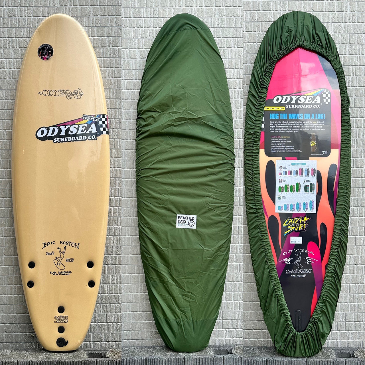 5'0-6'6ft ショートボード デッキカバー ビーチドデイズ 公式 BEACHED