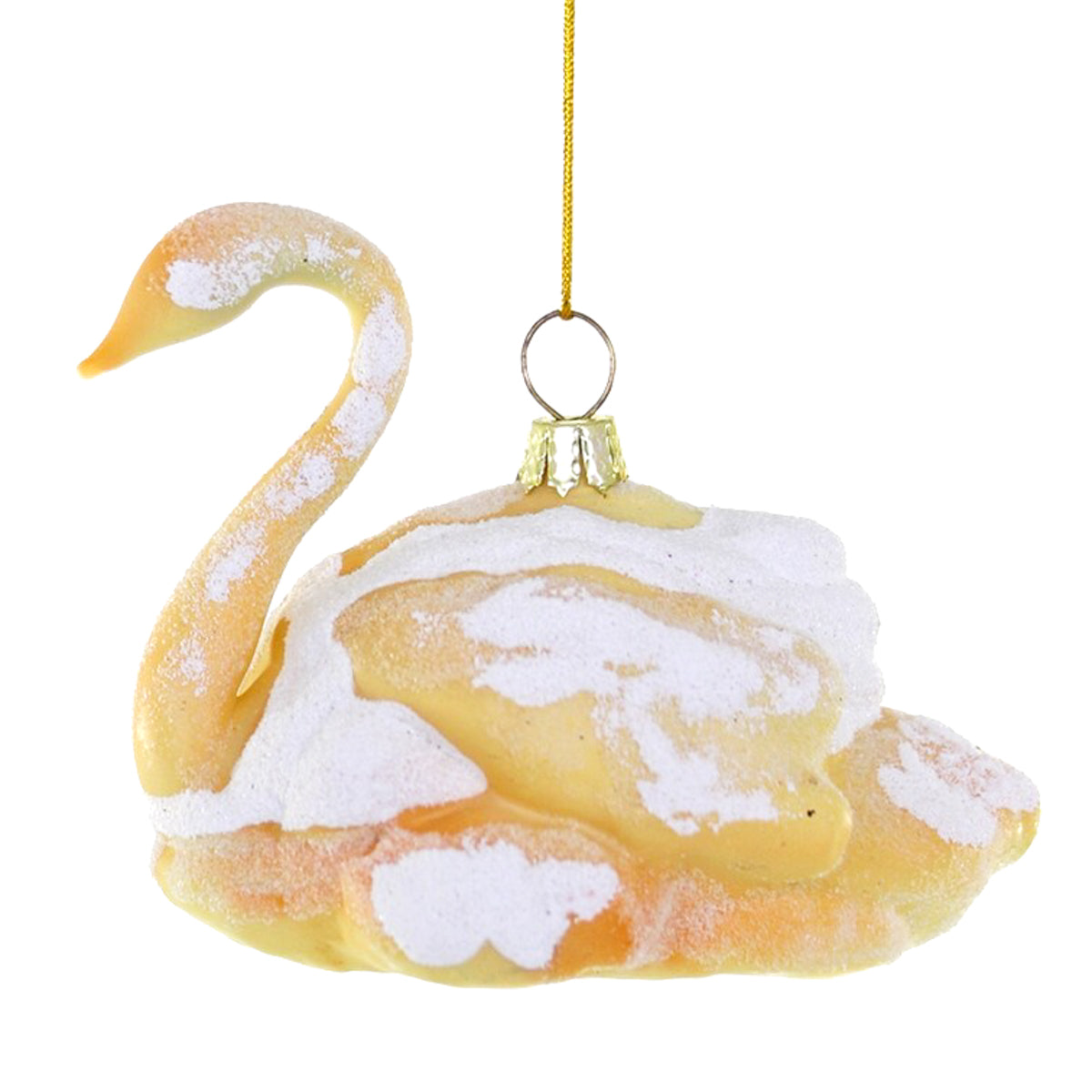 Swan Cream Puff Ornament – Beads of Paradise