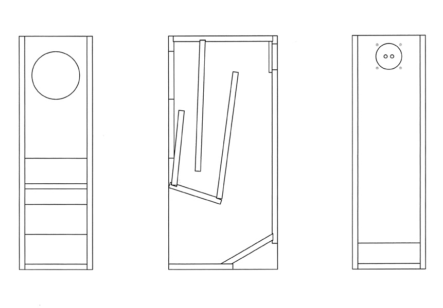 BW206NV2 バックロードホーン型エンクロージャー(組立キット