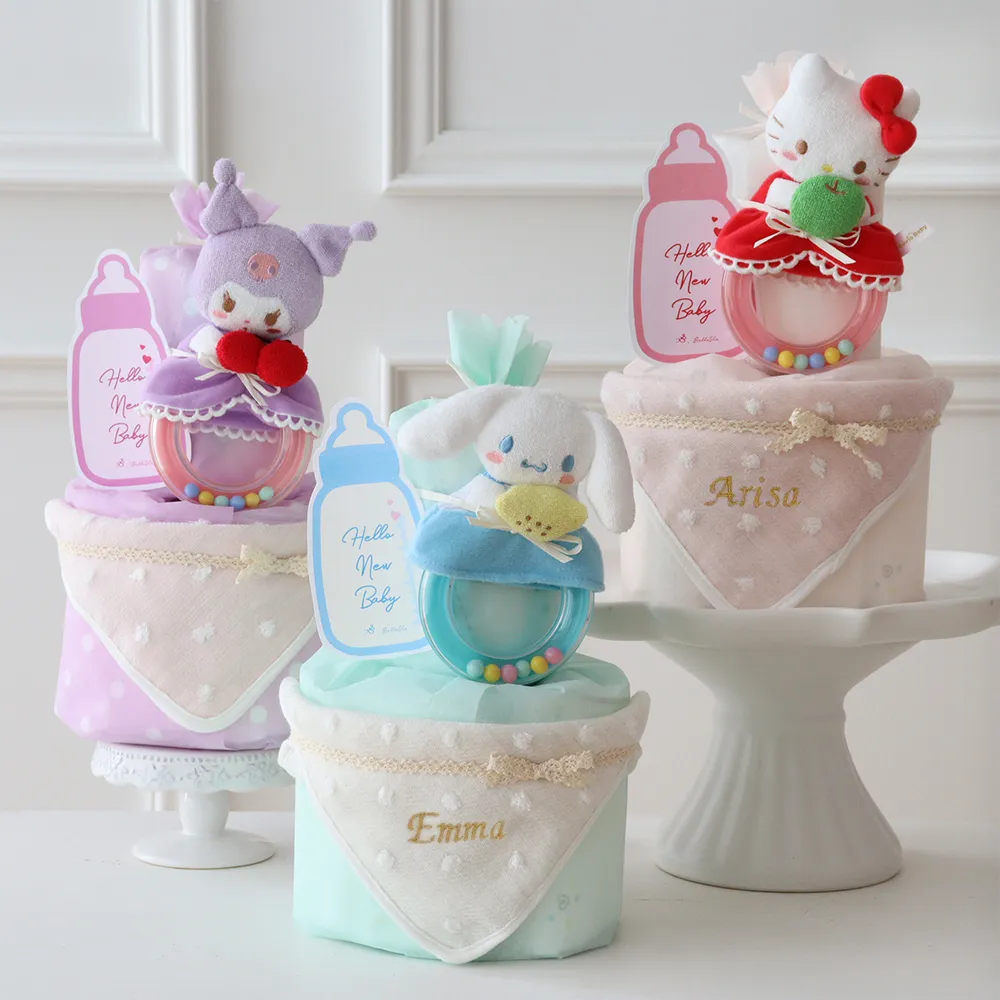 出産祝い】サンリオラトルタオルおむつケーキ｜ベルビーWebshop本店