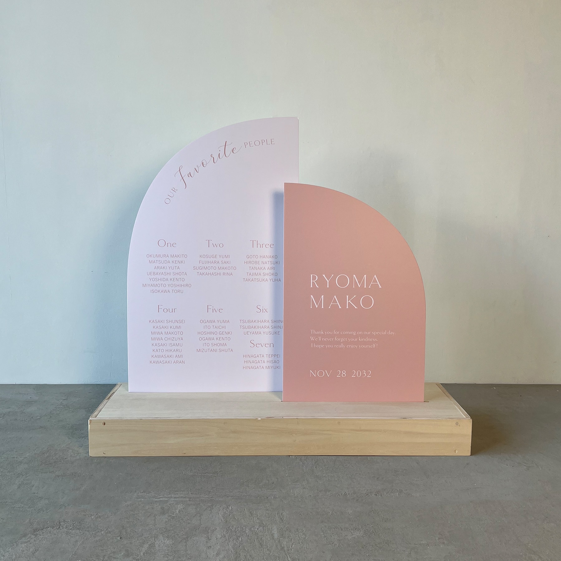 大型ウェルカムボード・シーティングチャート/wbp03 | Bellwedy