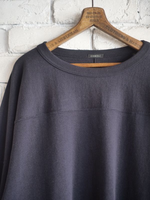 COMOLI コモリ フットボールTシャツ (X01-05005)