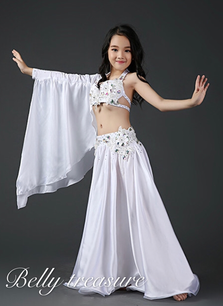 キッズベリーダンス衣装 3カラー CCZWRT015Belly Treasure