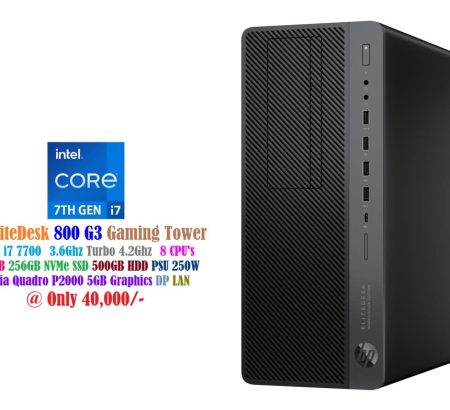 HP EliteDesk 800 G3 Gaming Tower Core i7 7700 3.6Ghz 8 CPUs 32GB