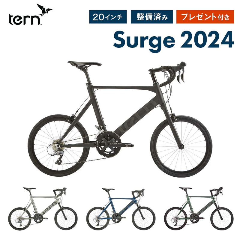 Tern MINIVELO SURGE 2024 24SURGGG47 | 自転車、ゴルフ、アウトドアの