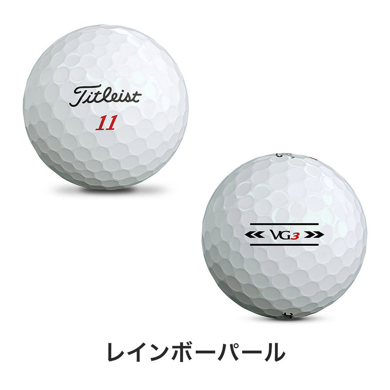 Titleist ゴルフボール VG3 22 3球入 T3027S | 自転車、ゴルフ