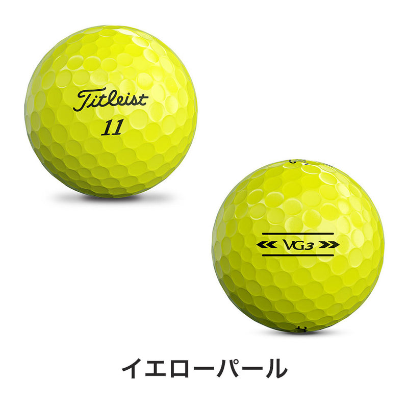 Titleist ゴルフボール VG3 22 3球入 T3027S | 自転車、ゴルフ