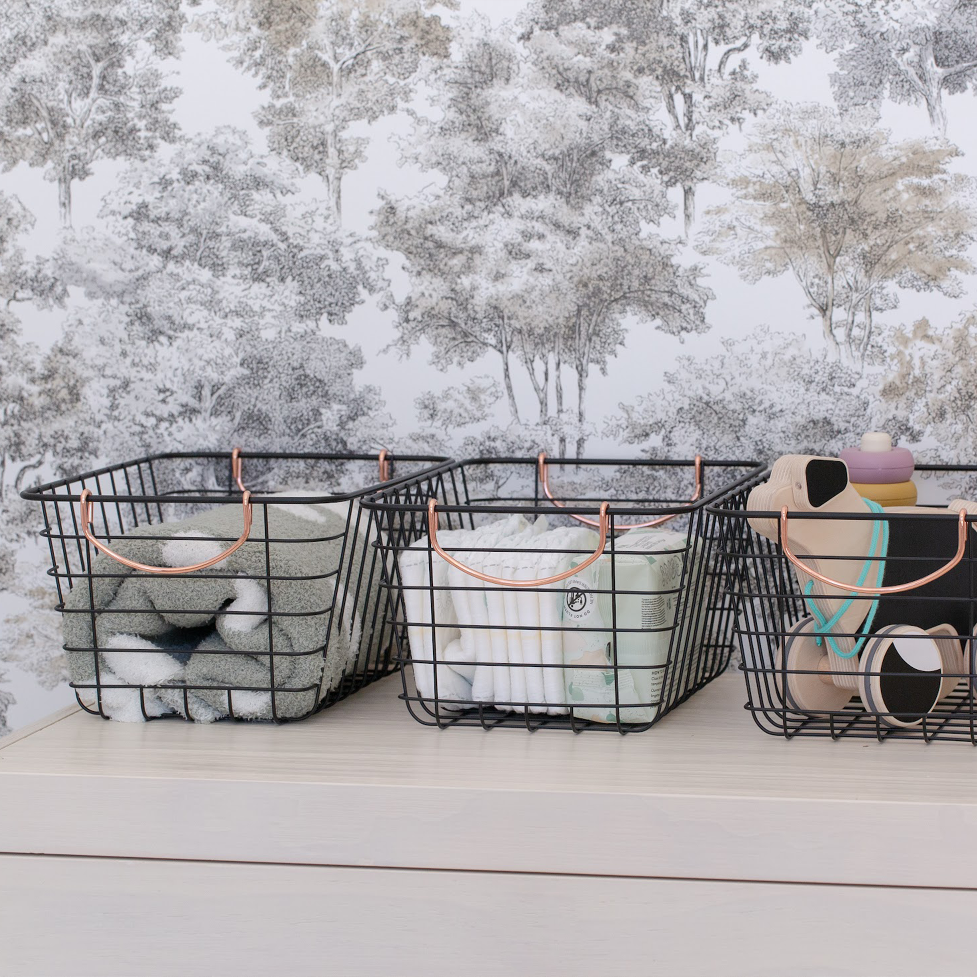 Copper Handled Wire Baskets – Better Houseware