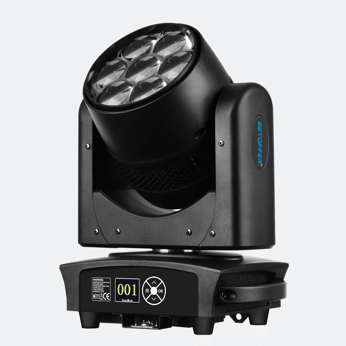 Betopper LM0740 7x40W Wash&Zoom Moving Head Stage Light