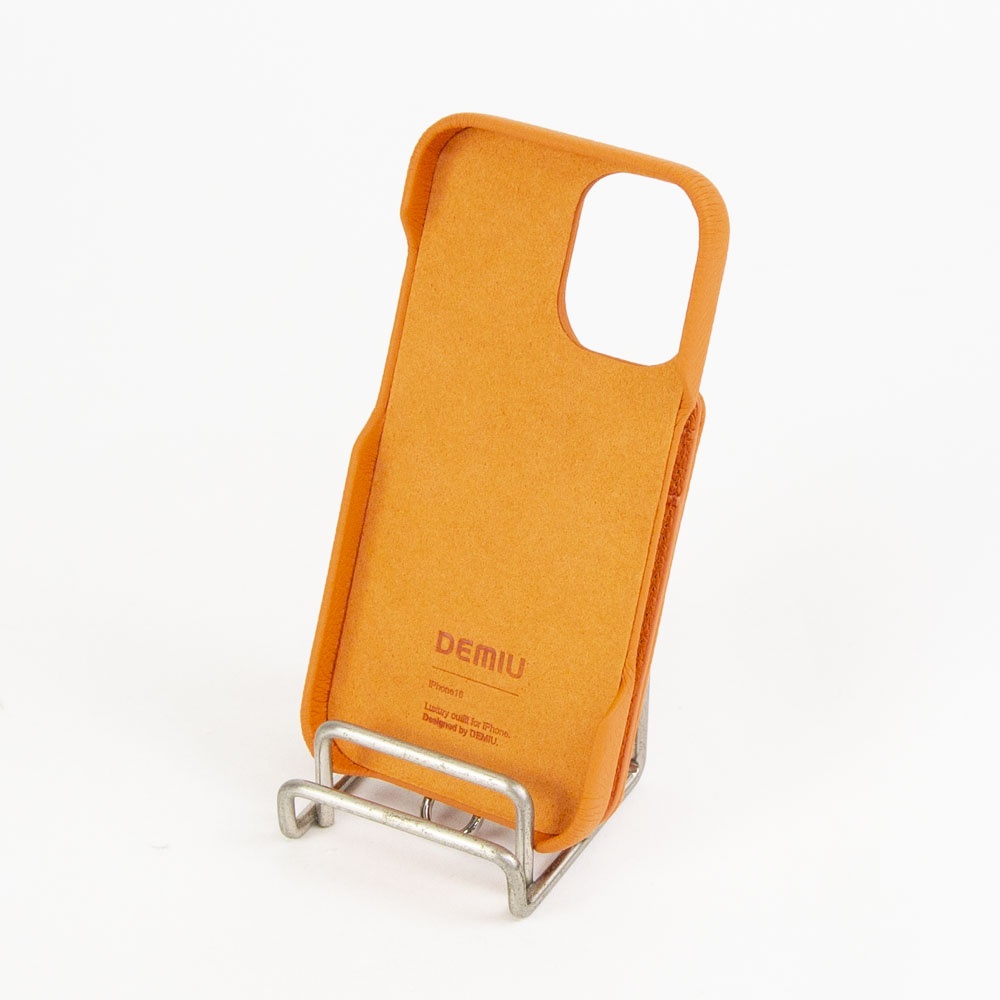 DEMIU デミュウ BALLON バロン iPhoneケース オレンジ DU-BAL16 DU
