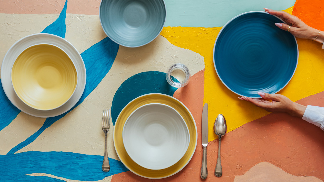 イエロープレート | ベルナルドの磁器