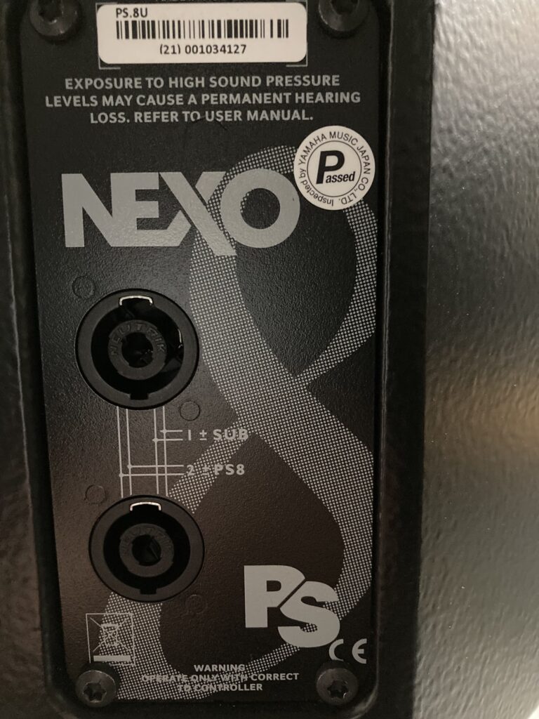 ネキソスピーカー・NEXO PS8 レビュー【軽量8インチ】 | イチログ！B-SIDE