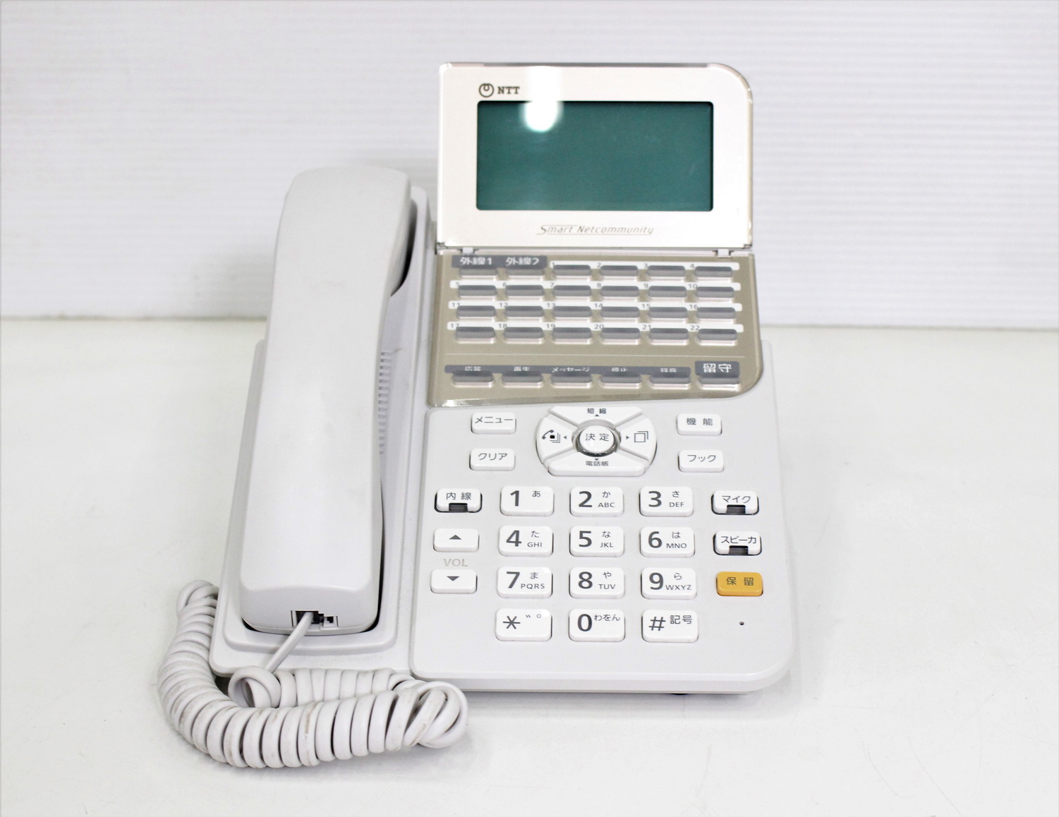 ZX-(24)RECSTEL-(H1)(W) NTT製 αZX ZX-｢24｣キｰ標準スター録音電話機