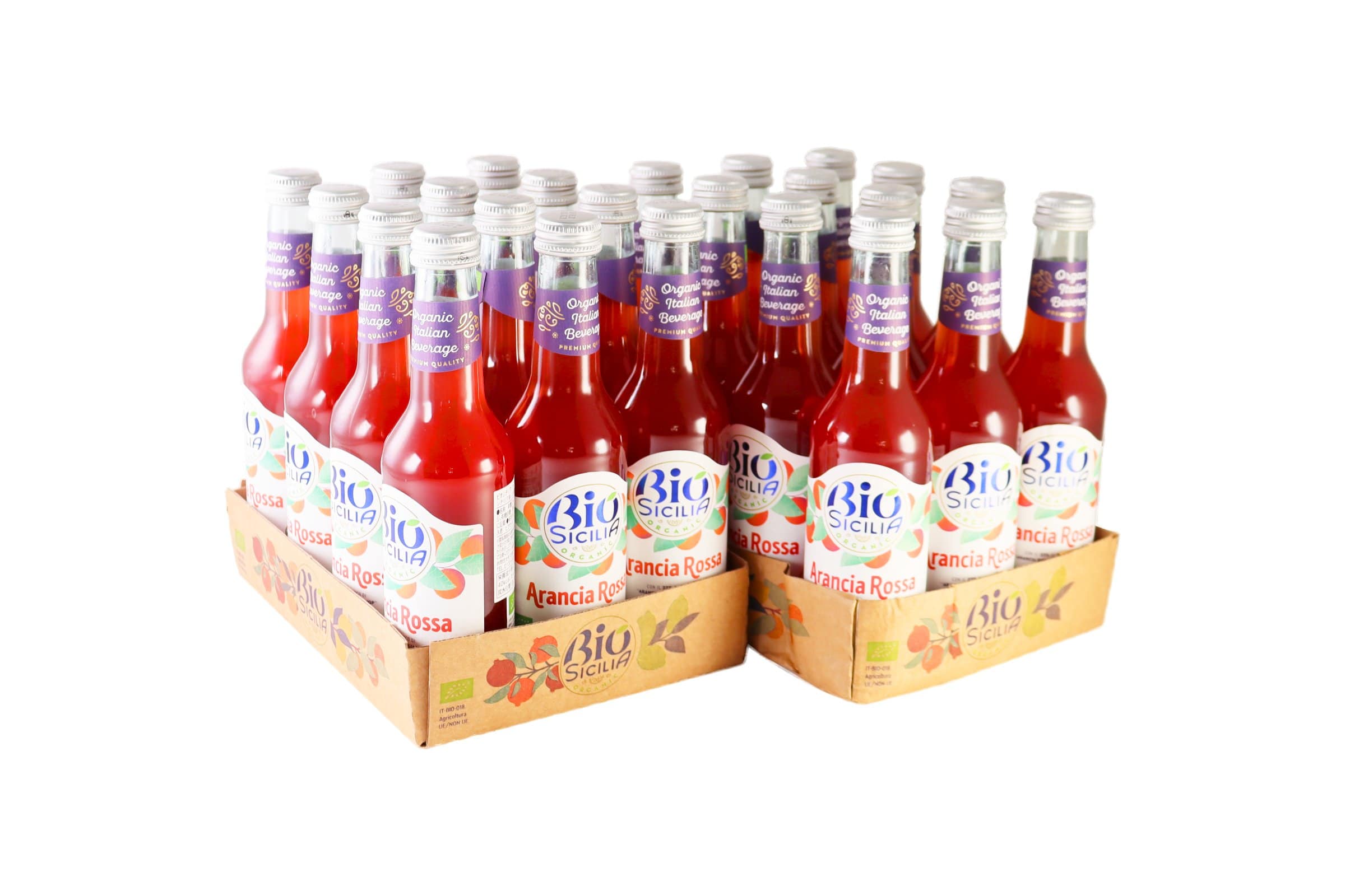 送料無料】ビオシチリア オーガニック ソーダ(ブラッドオレンジ)24本
