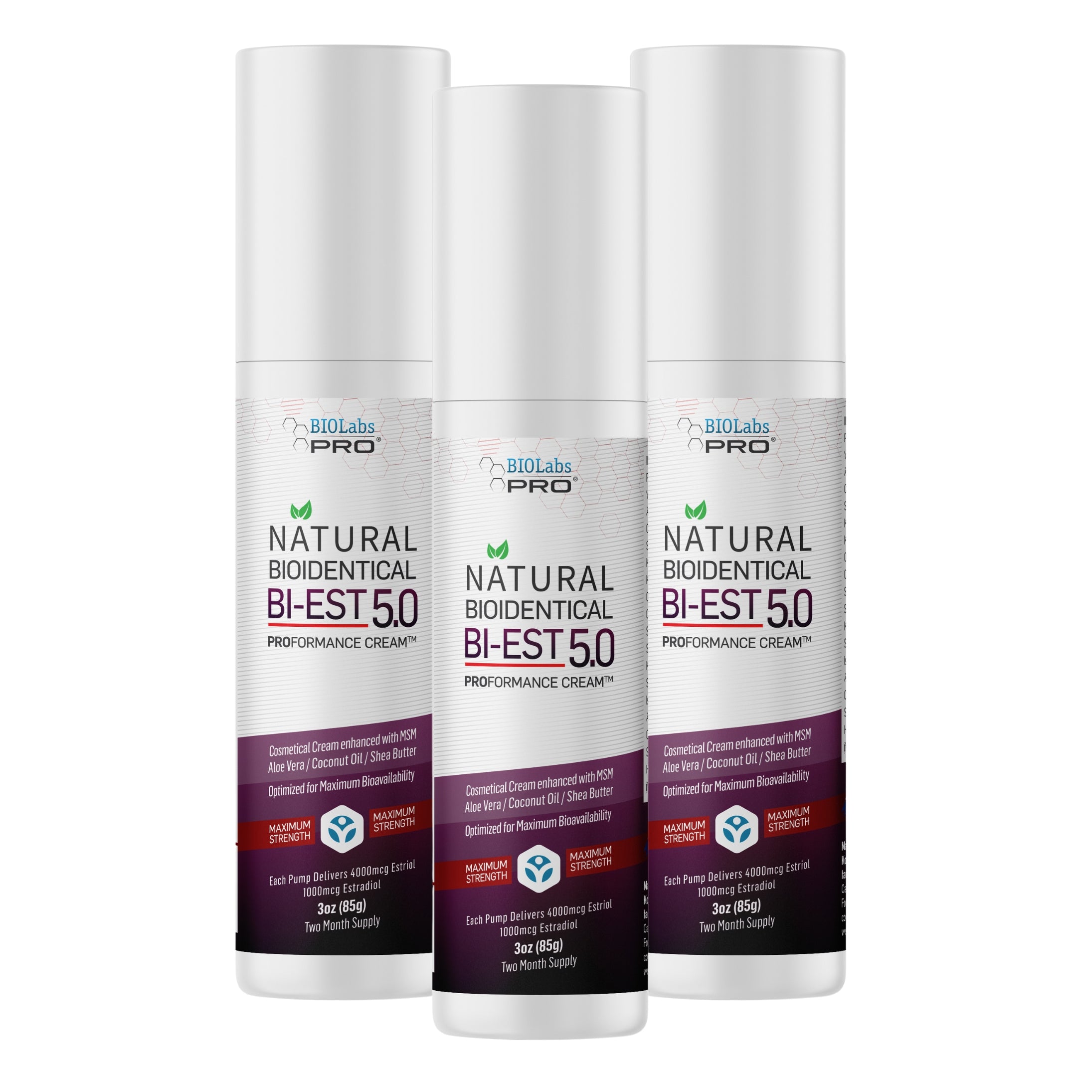 BIOLabs PRO Natural ESTROGEN BI-EST 5.0 3oz (3-pack bundle) 6