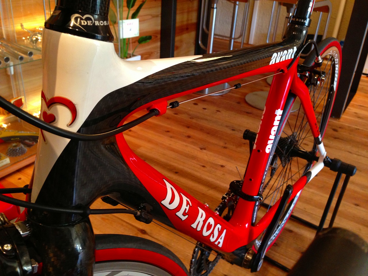 DE ROSA AVANT ドライブトレイン洗浄＆フレームコーティング