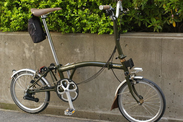 Brompton × Barbour カスタマイズいたしました。 – Bici Termini