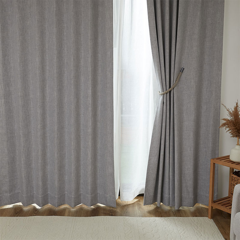 100サイズから選べる】リネンのようなナチュラルな風合い。完全遮光