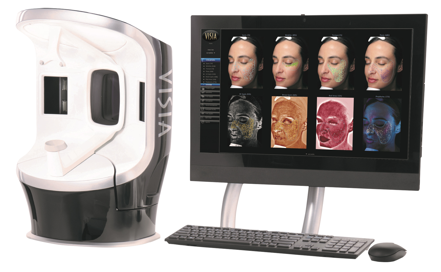 高性能肌診断機：VISIA（ビジア） 銀座・表参道にあるBIANCA CLINIC