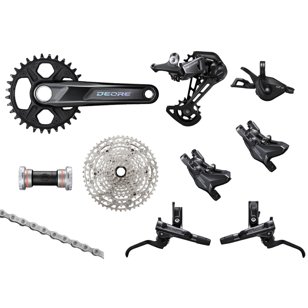 Shimano Deore 12s M6100 Groupset, 1x12, w/ crankset & brakes