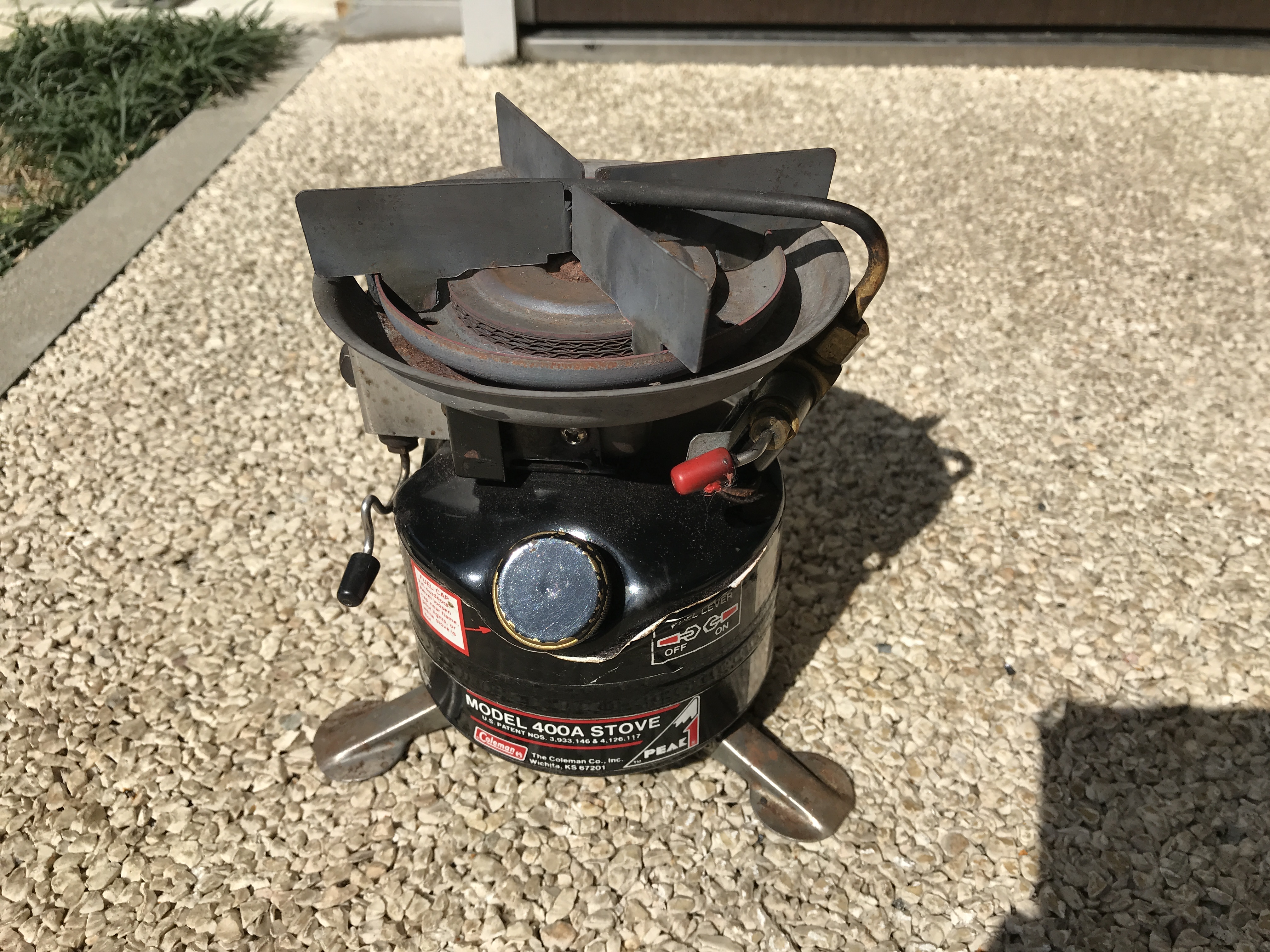コールマン ピークワン(PEAK1 400A STOVE）をオーバーホール