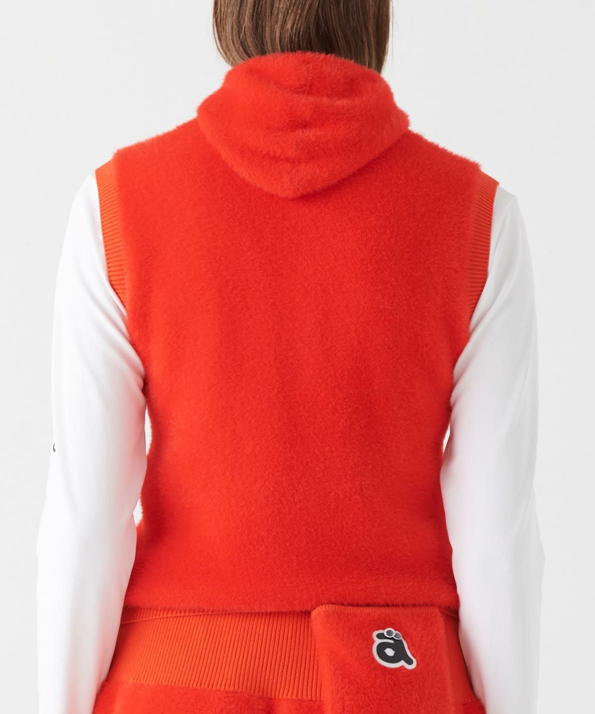 フード付きハーフジップニットベスト|アルチビオ-アウトレット