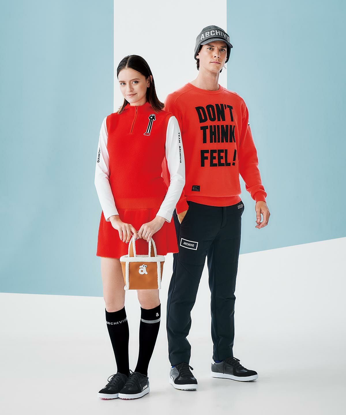 フード付きハーフジップニットベスト|アルチビオ-アウトレット