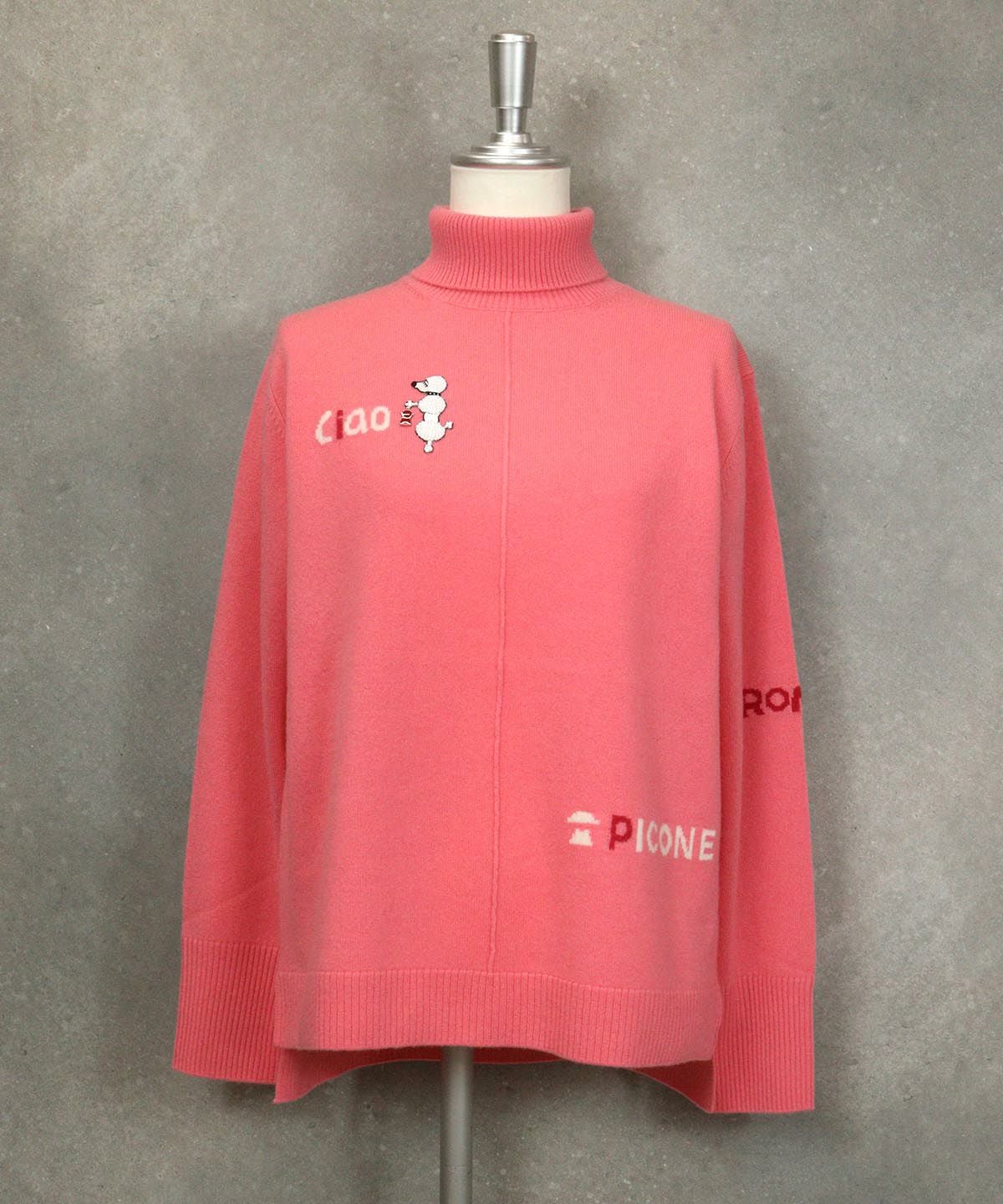 カシミヤ100％ロゴタートルニット|スタジオピッコーネ - ゴルフウェア