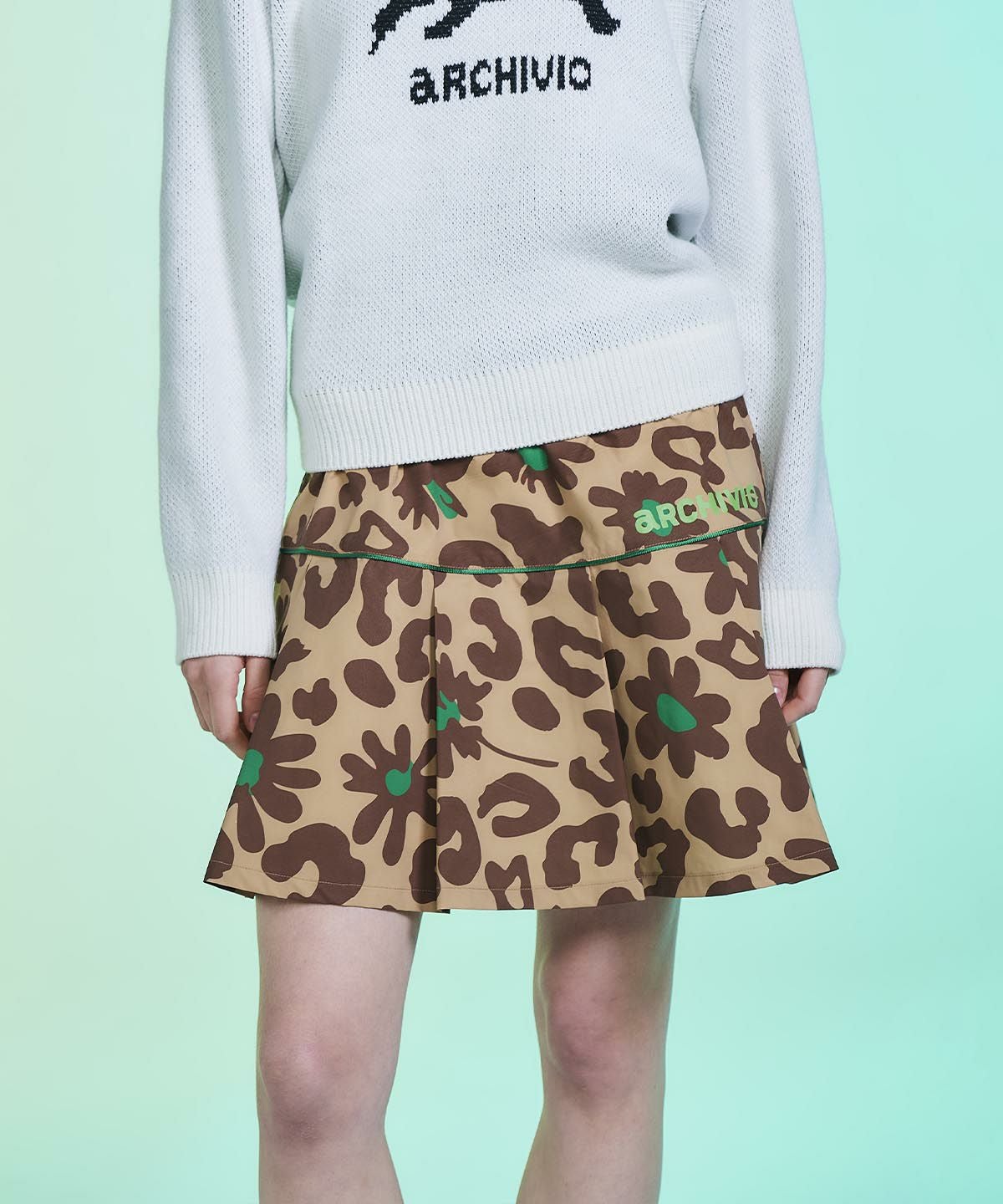 プリーツ切替撥水スカート|アルチビオ - ゴルフウェアや婦人服通販