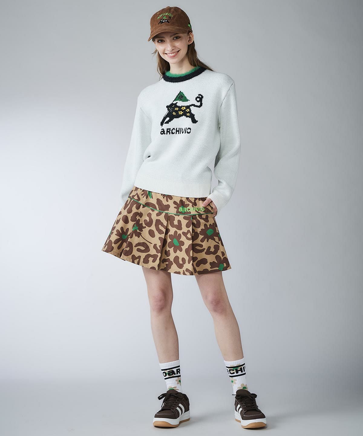 プリーツ切替撥水スカート|アルチビオ - ゴルフウェアや婦人服通販