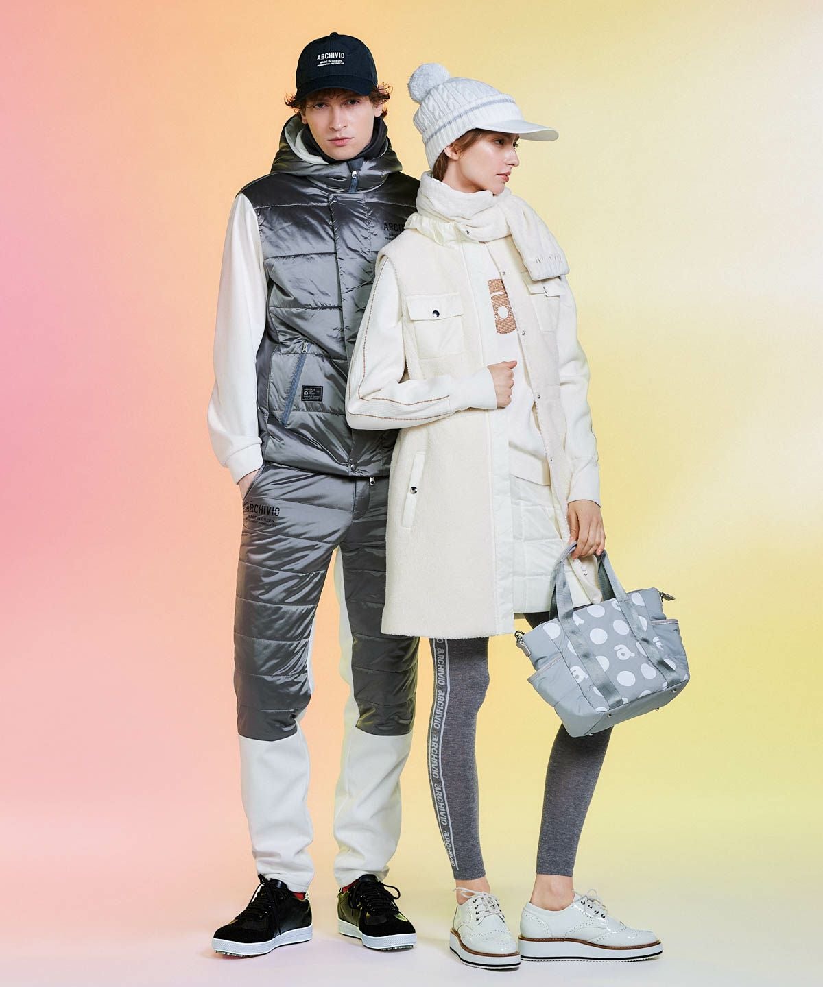 aドット柄カートバッグ|アルチビオ - ゴルフウェアや婦人服通販