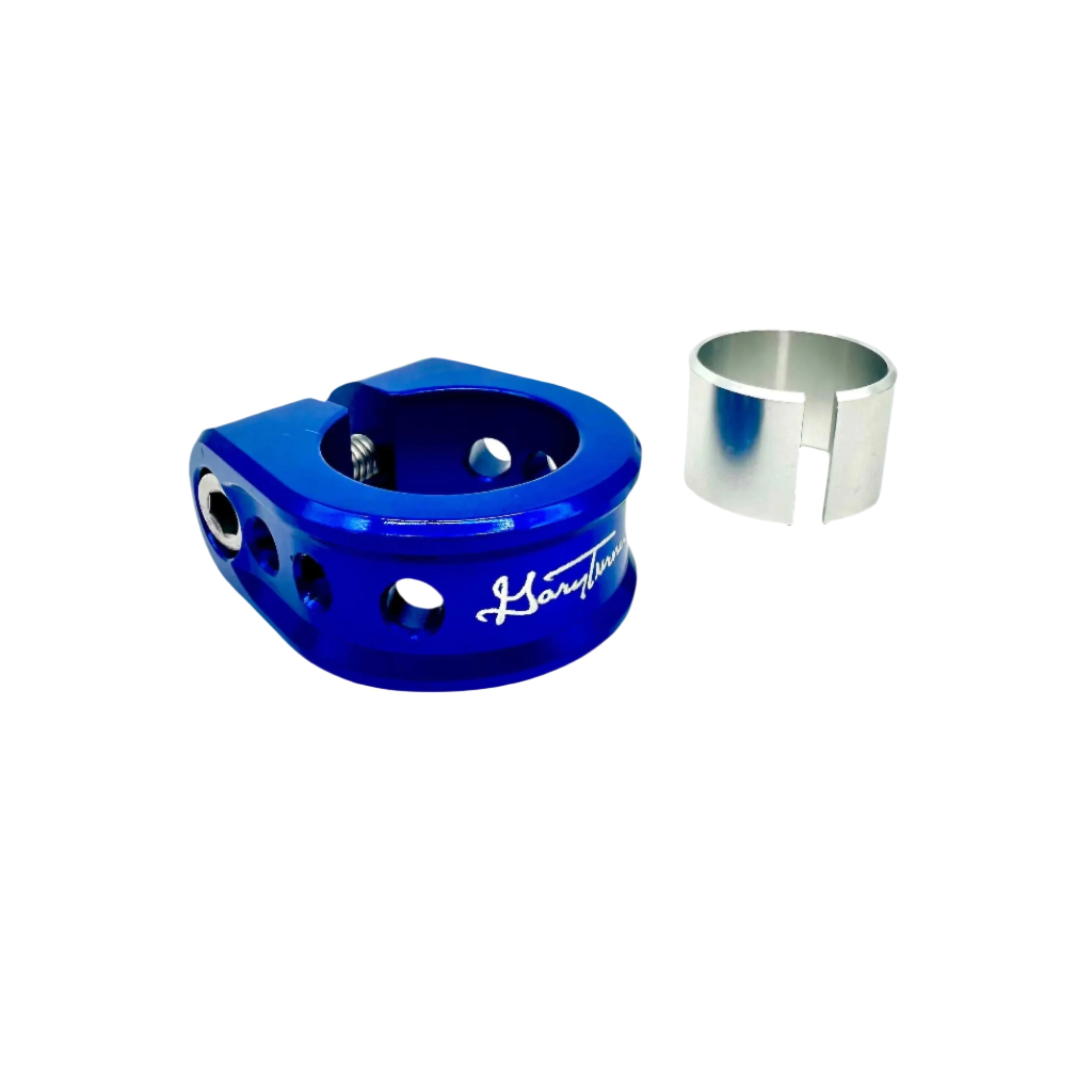GARY TURNER GT X BILLET BMX HOLEY SEAT POST CLAMP 31.8mm (30mm w