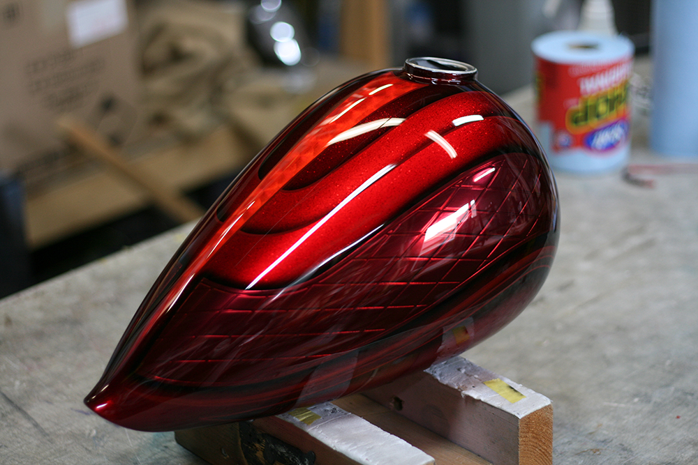 harley-davidson ショベルヘッド カスタムペイント