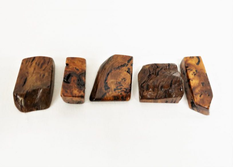 屋久杉 泡瘤5点セット 塗装あり 069｜昭和51年創業屋久杉の美秋工芸